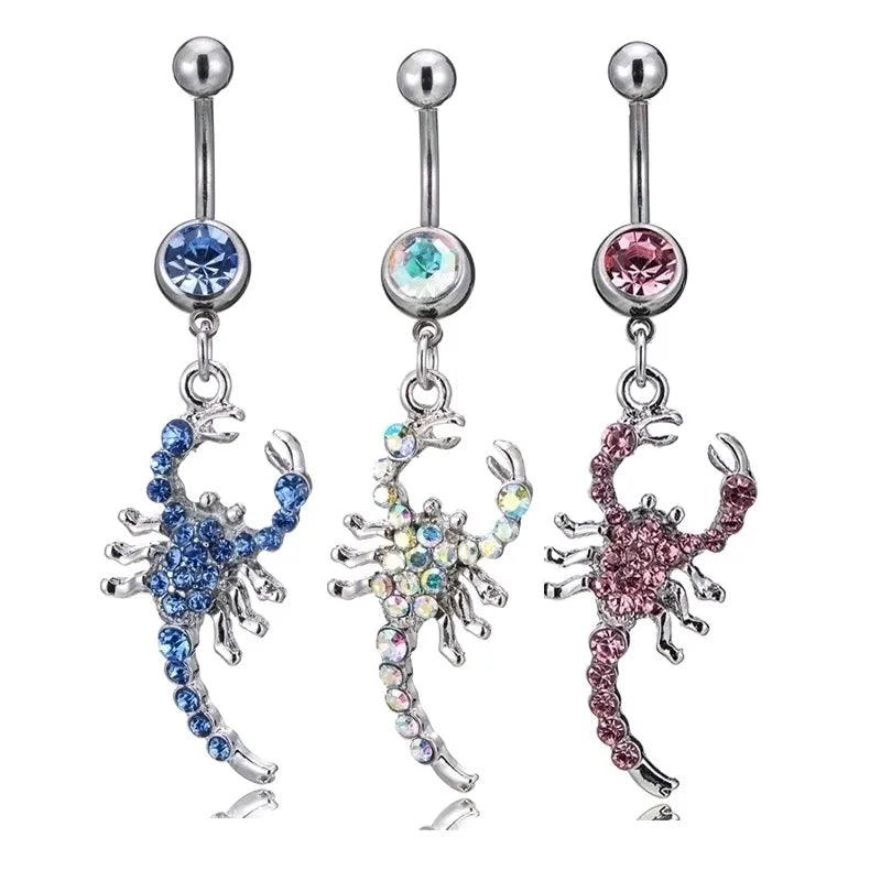 SCORPION BELLY RING
