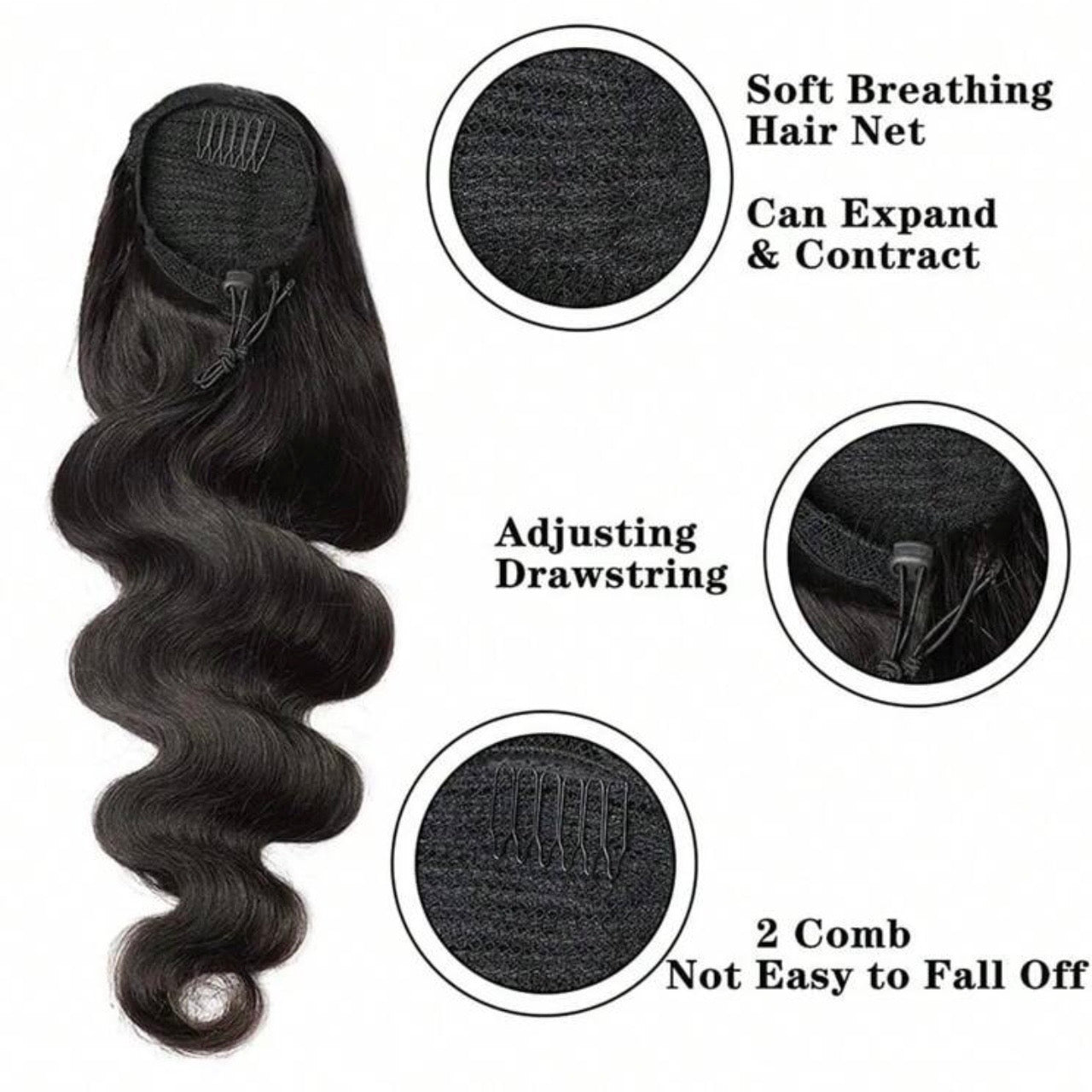 HUMAN HAIR PONYTAILS