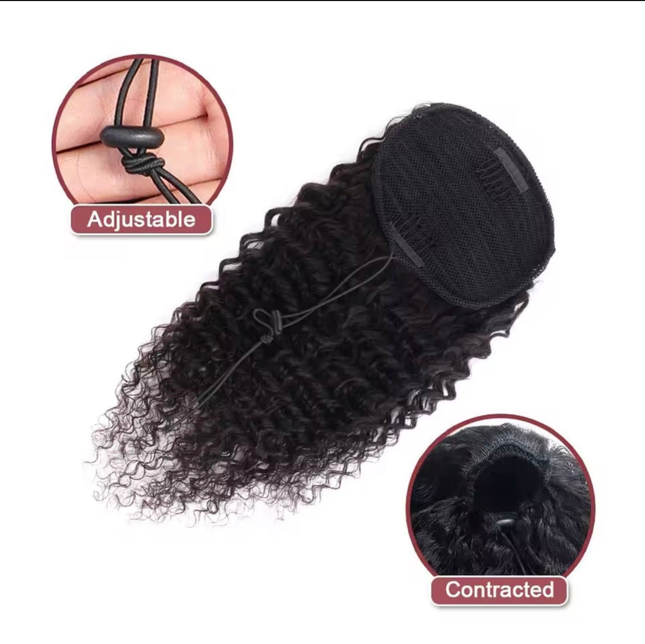 HUMAN HAIR PONYTAILS