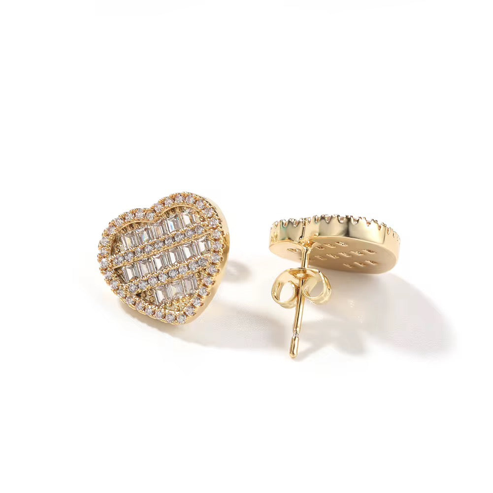HEART ICE EARRINGS
