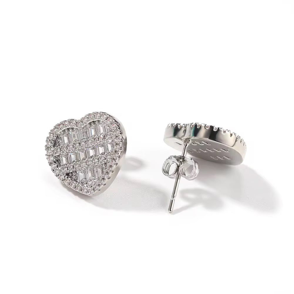 HEART ICE EARRINGS