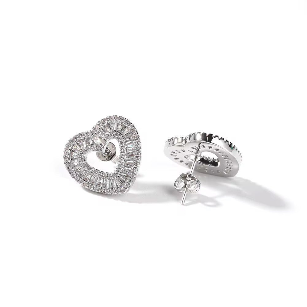 HEART HALO EARRINGS