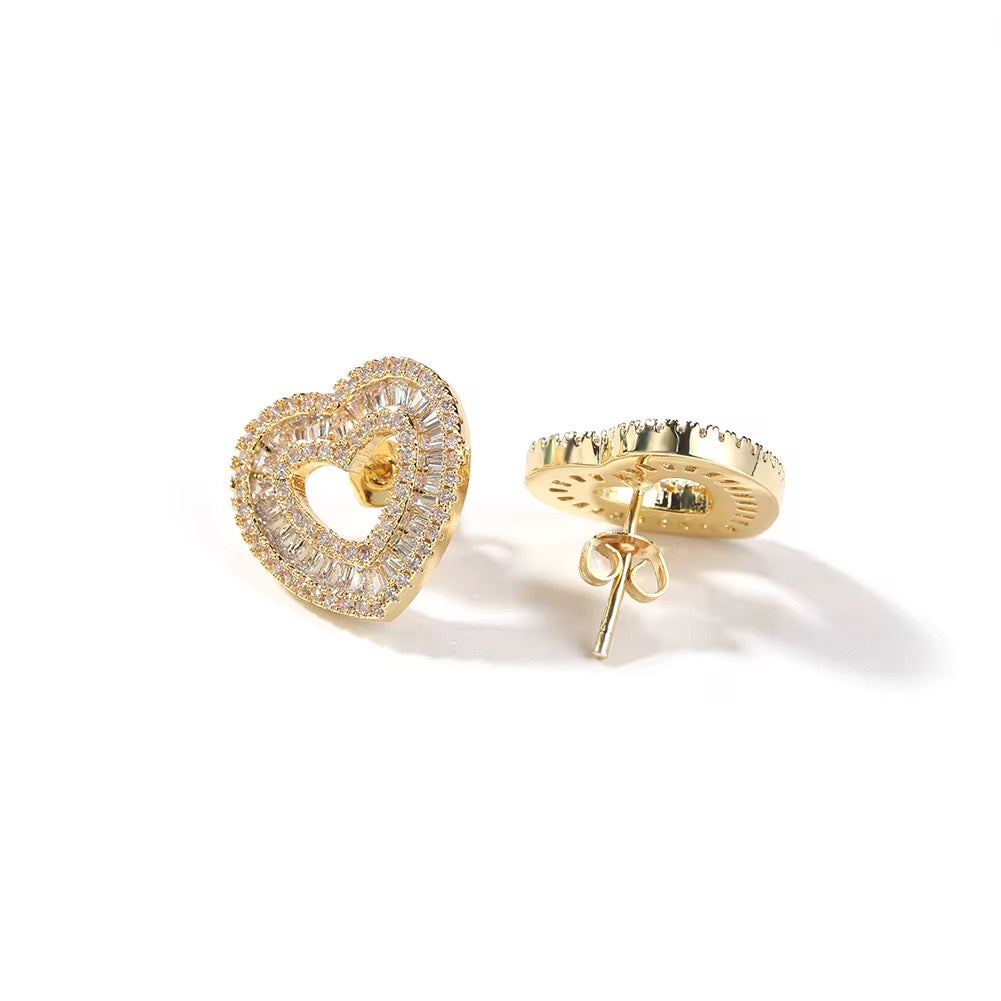 HEART HALO EARRINGS